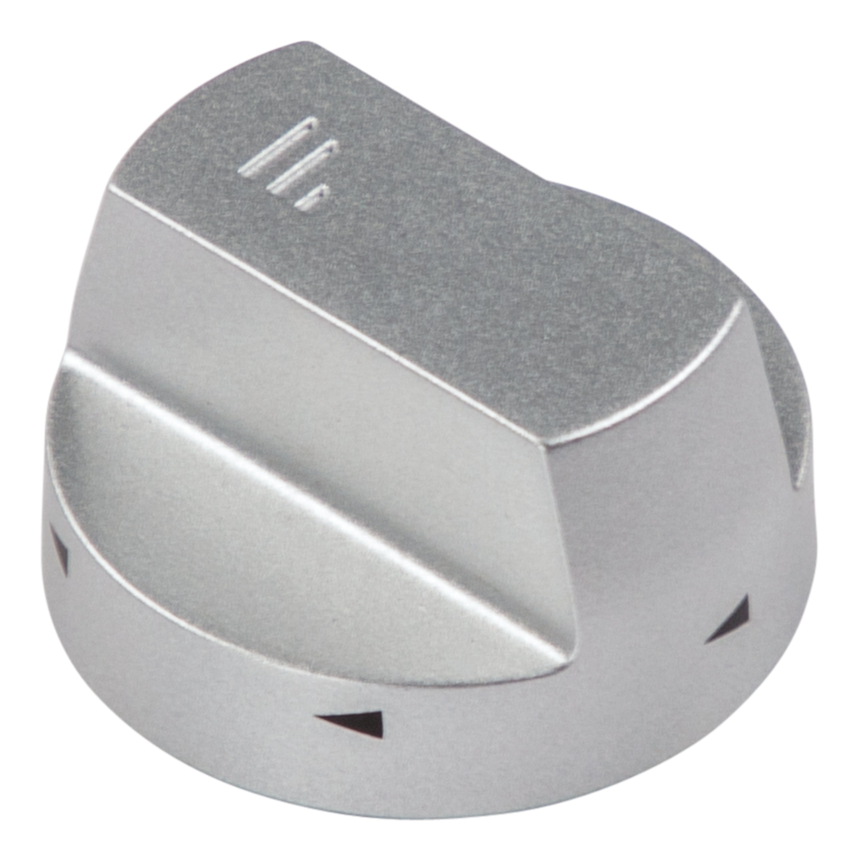 Furrion Replacement 2-in-1 RV Gas Range Oven Silver Ignition Knob Assembly #C-FGR17G3A2-BG-031