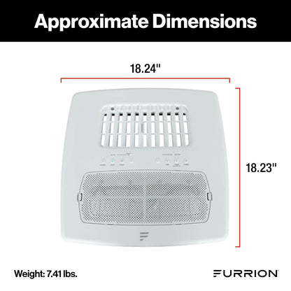 Furrion Chill® Cube Ducted Air Distribution Box (R32) with Remote - White #FACT18VSDA-PS-AM