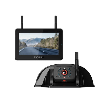 Furrion Vision S®+ RV Backup Camera System - 5" Monitor, Rear Sharkfin Camera #FOS5HTASF