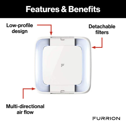 Furrion Chill® RV AC Air Distribution Box for Electronic Control/Thermostat with LED Light #FACT12LA-PS