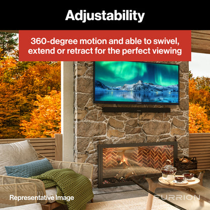Furrion Aurora Universal Outdoor Ceiling Full Motion Mount #F2AA003ABBK