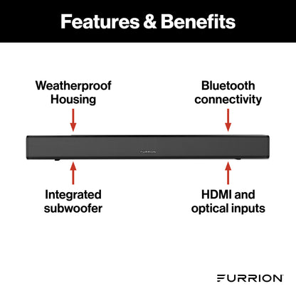 Furrion Aurora® 2.1 Outdoor Soundbar Speaker with Built-In Subwoofer #FSBNN30MST2022323659