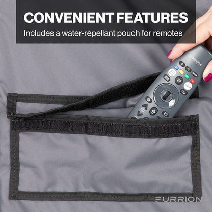 Furrion Aurora® Outdoor TV Cover - Grey TV-COVER-HOTSHOT