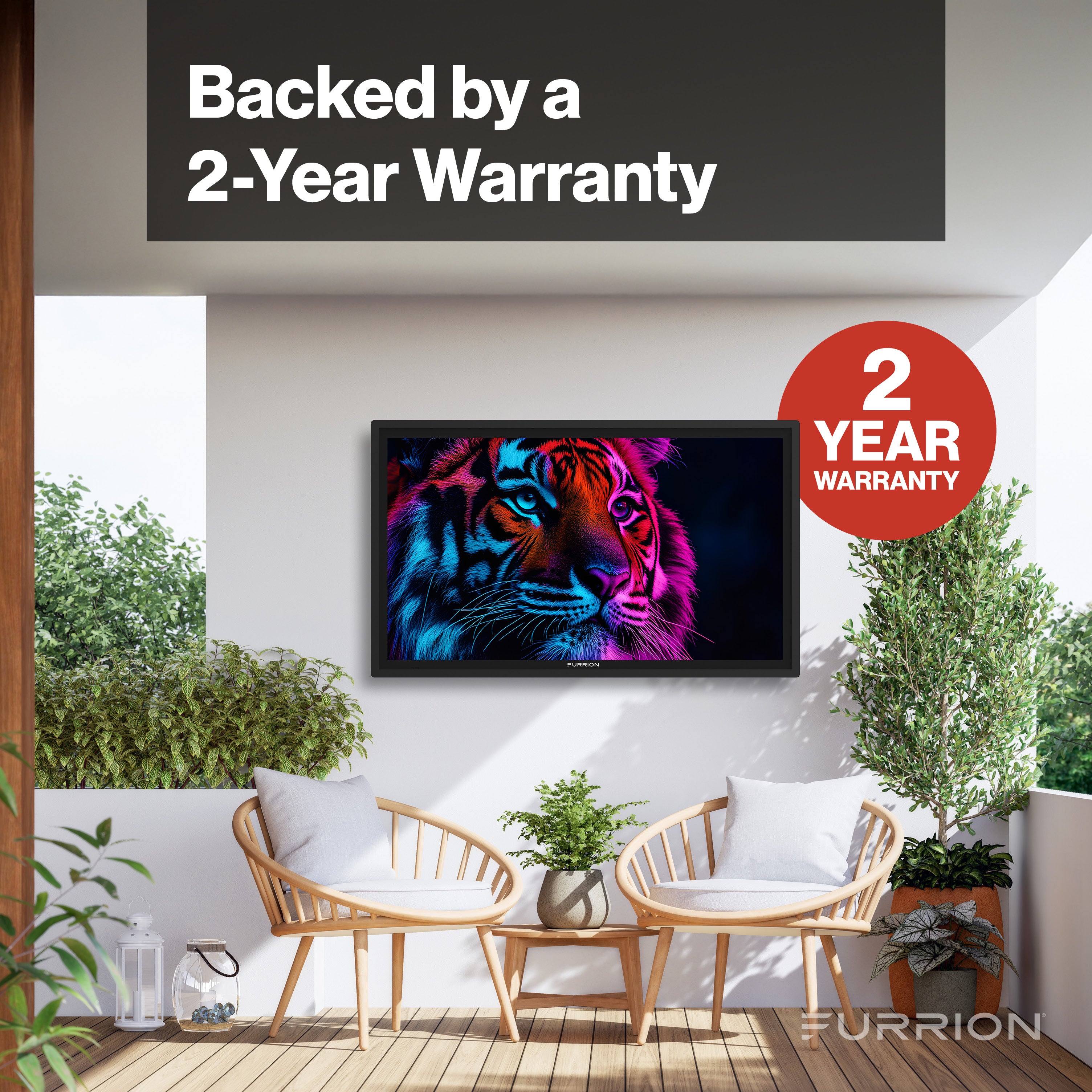 Furrion Aurora® Partial-Sun 2 4K LED Outdoor Smart TVAURORA-OUTDOOR-TV-PART-SUN-750