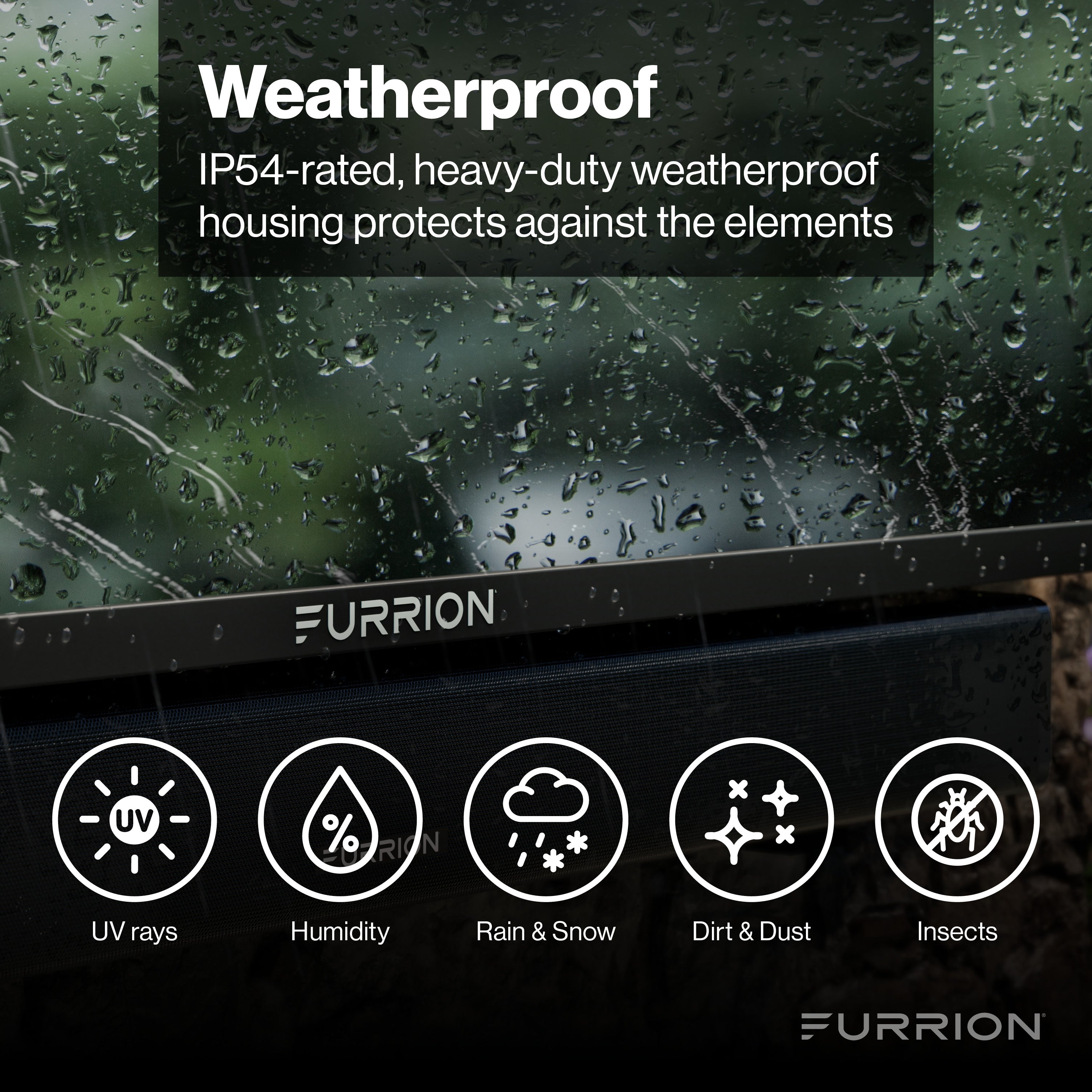 Furrion Aurora® Partial-Sun Premier 4K LED Outdoor Smart TV - 55" #FDUN55CSA2022260469