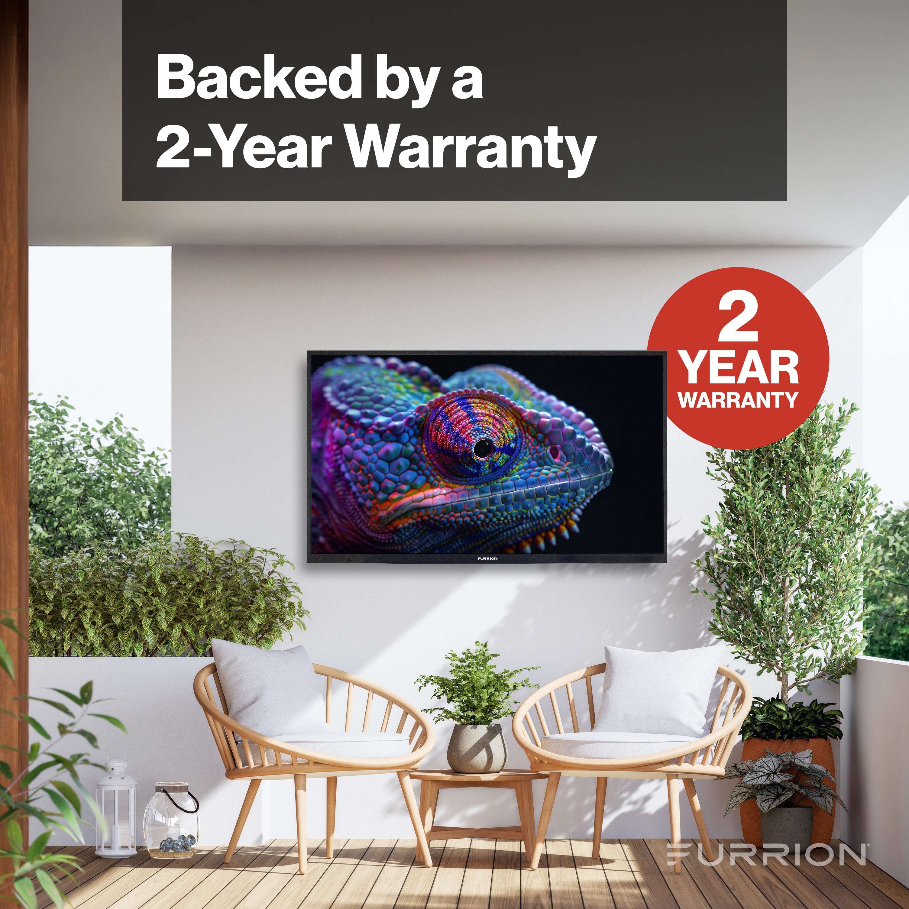 Furrion Aurora® Partial-Sun Premier 4K LED Outdoor Smart TV - 55" #FDUN55CSA2022260469