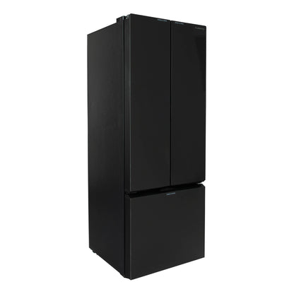Furrion Built-In RV Refrigerator - 12V, 12 cu. ft., French Doors, Bottom Drawer Freezer, Black Glass Finish #FCR12DCGFA-BG 2024016838