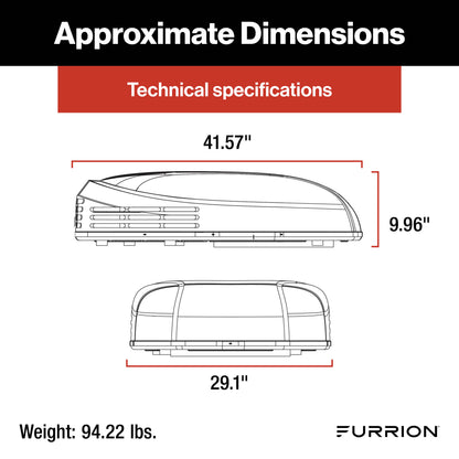 Furrion Chill® Cube 15K Low-Profile Variable Speed RV Rooftop Air Conditioner with Heat Pump LOW-PROFILE-R32-AC-HEAT-PUMP-VARIABLE-SPEED