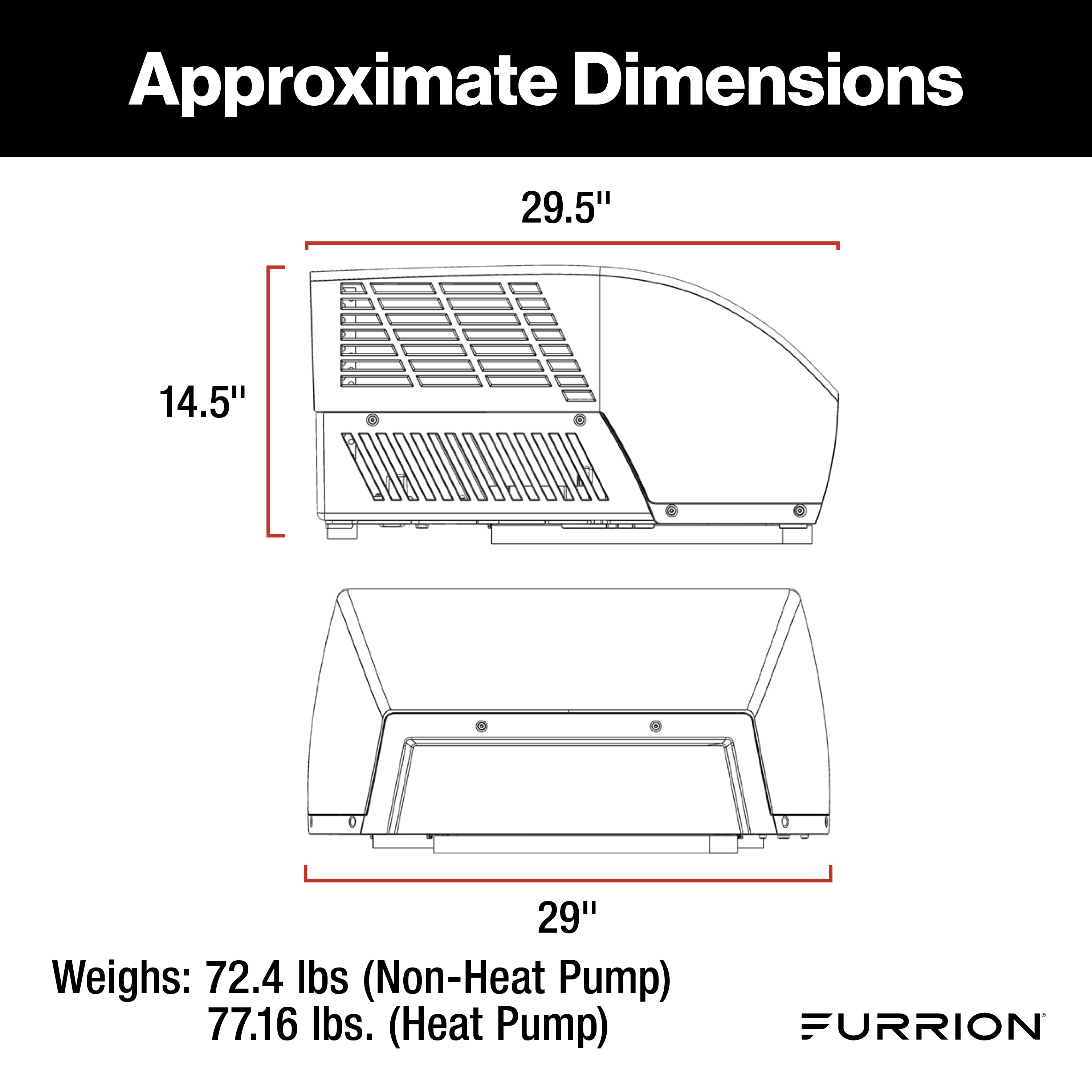 Furrion Chill® Cube 18K Variable Speed RV Rooftop Air Conditioner 18K-CHILL-CUBE