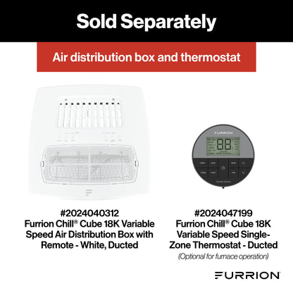Furrion Chill® Cube 18K Variable Speed RV Rooftop Air Conditioner with Heat Pump CHILL-CUBE-R32-18K-HEAT-PUMP-DUCTED