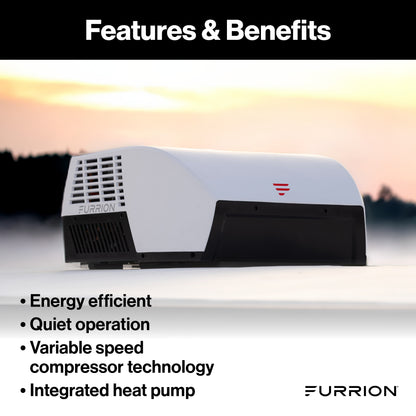 Furrion Chill® Cube 18K Variable Speed RV Rooftop Air Conditioner with Heat Pump CHILL-CUBE-R32-18K-HEAT-PUMP-DUCTED