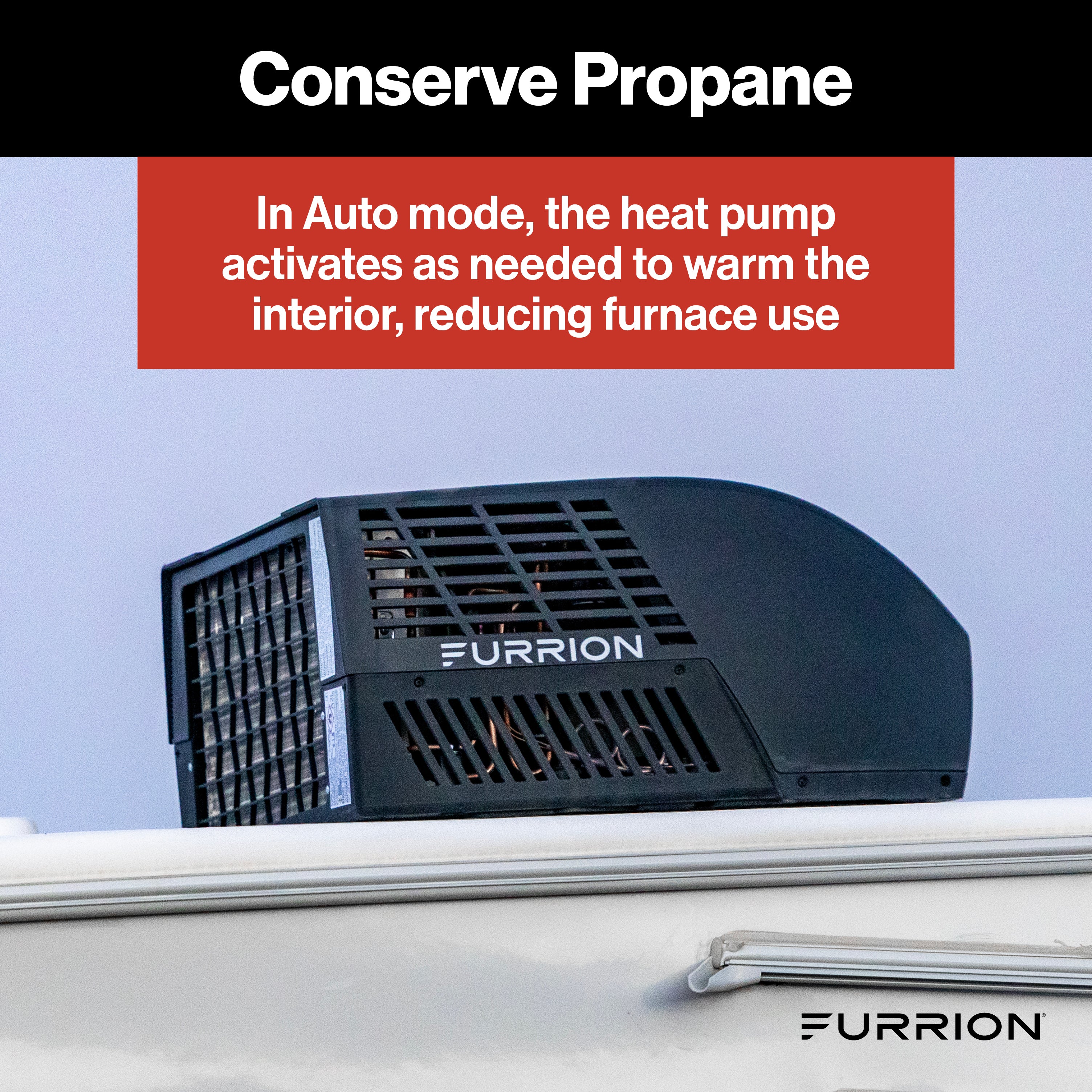 Furrion Chill® Cube 18K Variable Speed RV Rooftop Air Conditioner with Heat Pump CHILL-CUBE-R32-18K-HEAT-PUMP-NON-DUCTED