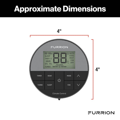 Furrion Chill® Cube 18K Variable Speed Single-Zone Thermostat - Ducted #FACW13VSDA-BL-AM / FACC13VSD-AM 2024047199
