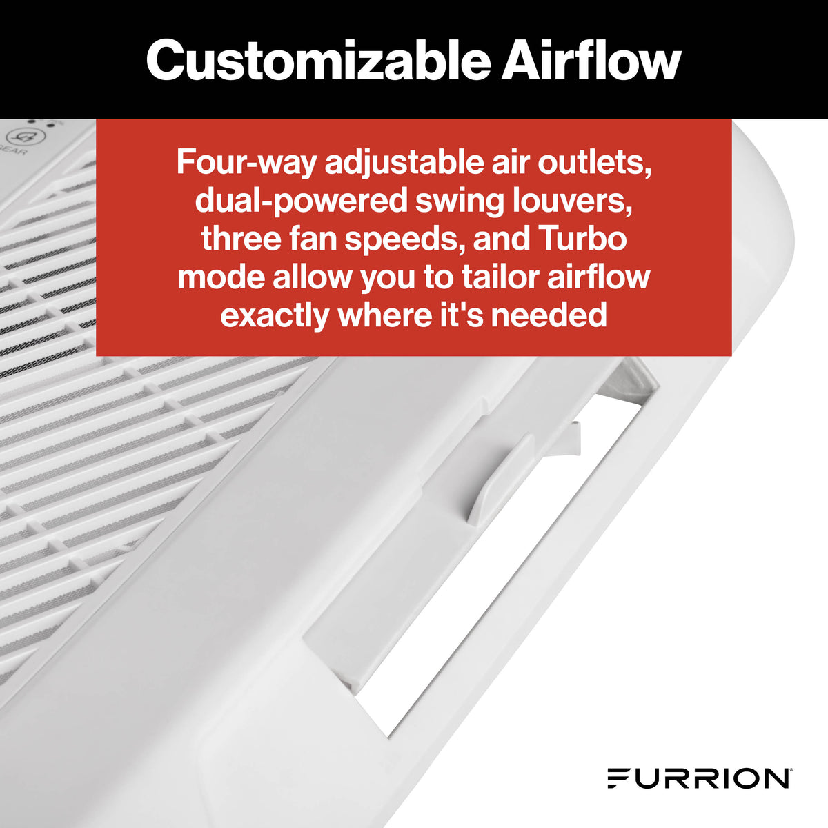 Furrion Chill® Cube Variable Speed Air Distribution Box with Remote for 13.5K & 15K (Excludes 15K Power Saver Unit) - White #FACT11QV3-PS-AM 2025066668