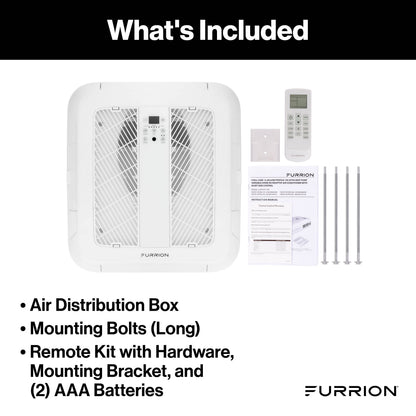 Furrion Chill® Cube Variable Speed Air Distribution Box with Remote for 13.5K & 15K (Excludes 15K Power Saver Unit) - White #FACT11QV3-PS-AM 2025066668