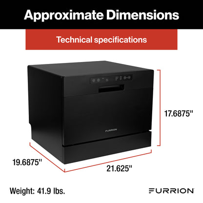 Furrion RV Countertop Dishwasher - 18" FURRION-18-COUNTERTOP-DISHWASHER