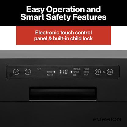 Furrion RV Countertop Dishwasher - 18" FURRION-18-COUNTERTOP-DISHWASHER