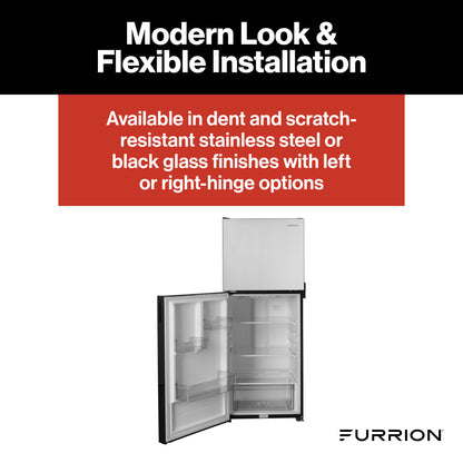 Furrion RV Refrigerator - 12V, 10.6 cu. ft. FURRION-10-6-CUFT-12V-2-DOOR-REFRIGERATOR