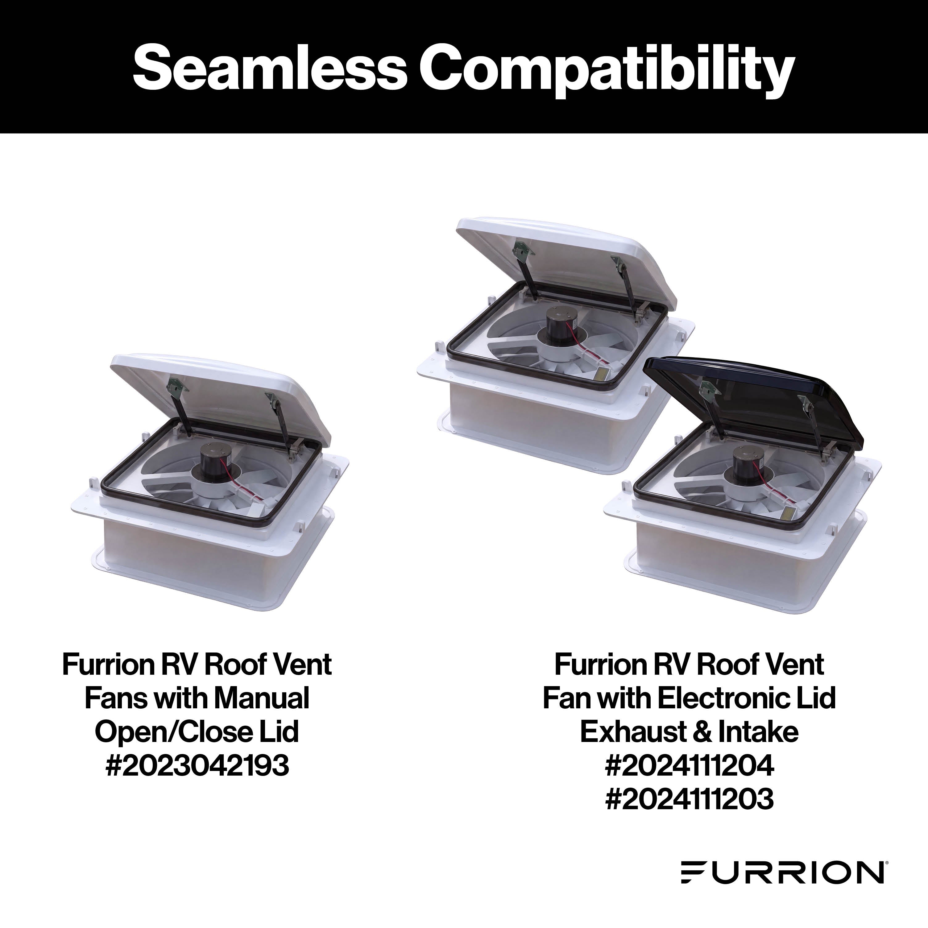 Furrion RV Roof Vent Fan Replacement Lid Kit - 16-5/16