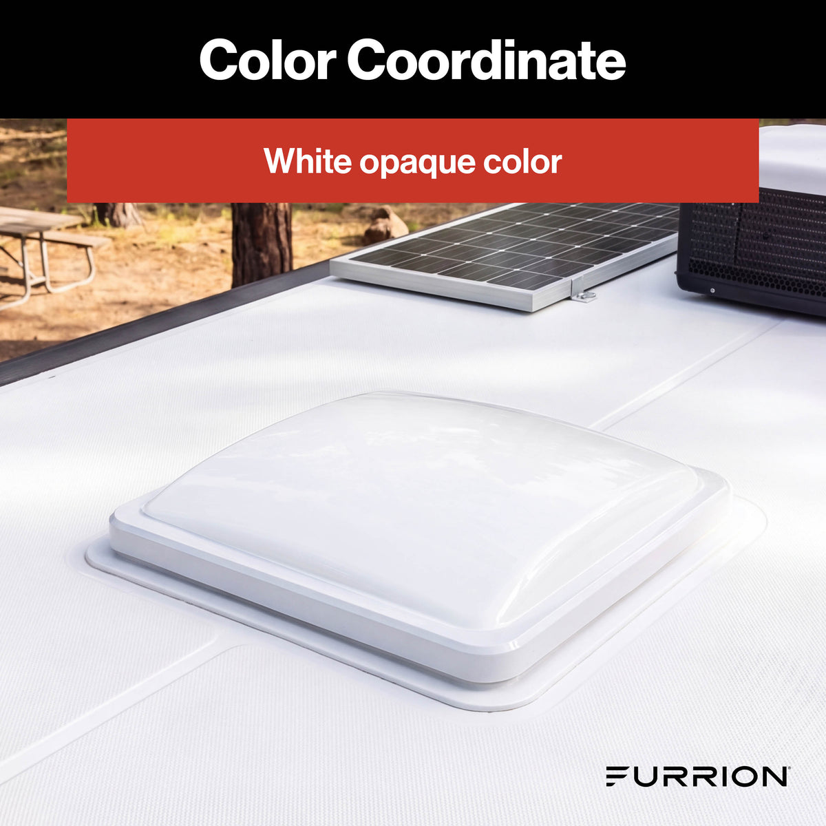 Furrion RV Roof Vent Fan Replacement Lid Kit - 16-5/16" x 4" x 16-3/8" White #C-FVF14D90A-PS-009 2023054272