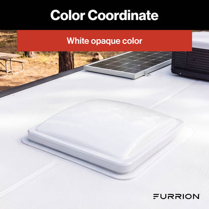 Furrion RV Roof Vent Fan Replacement Lid Kit - 16-5/16" x 4" x 16-3/8" White #C-FVF14D90A-PS-009 2023054272