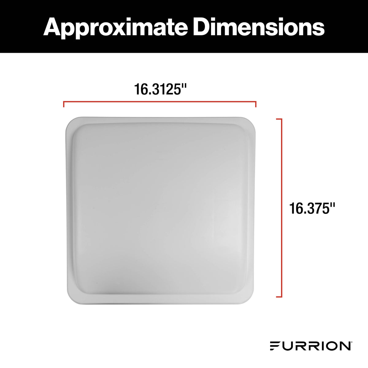 Furrion RV Roof Vent Fan Replacement Lid Kit ROOF-VENT-FAN-REPLACEMENT-KIT