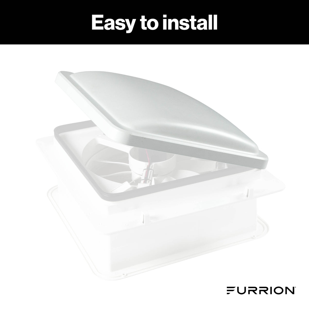 Furrion RV Roof Vent Fan Replacement Lid Kit ROOF-VENT-FAN-REPLACEMENT-KIT