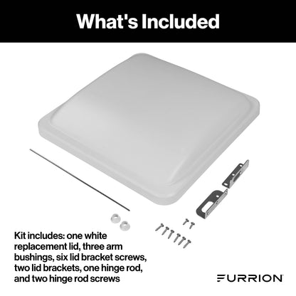 Furrion RV Roof Vent Fan Replacement Lid Kit ROOF-VENT-FAN-REPLACEMENT-KIT