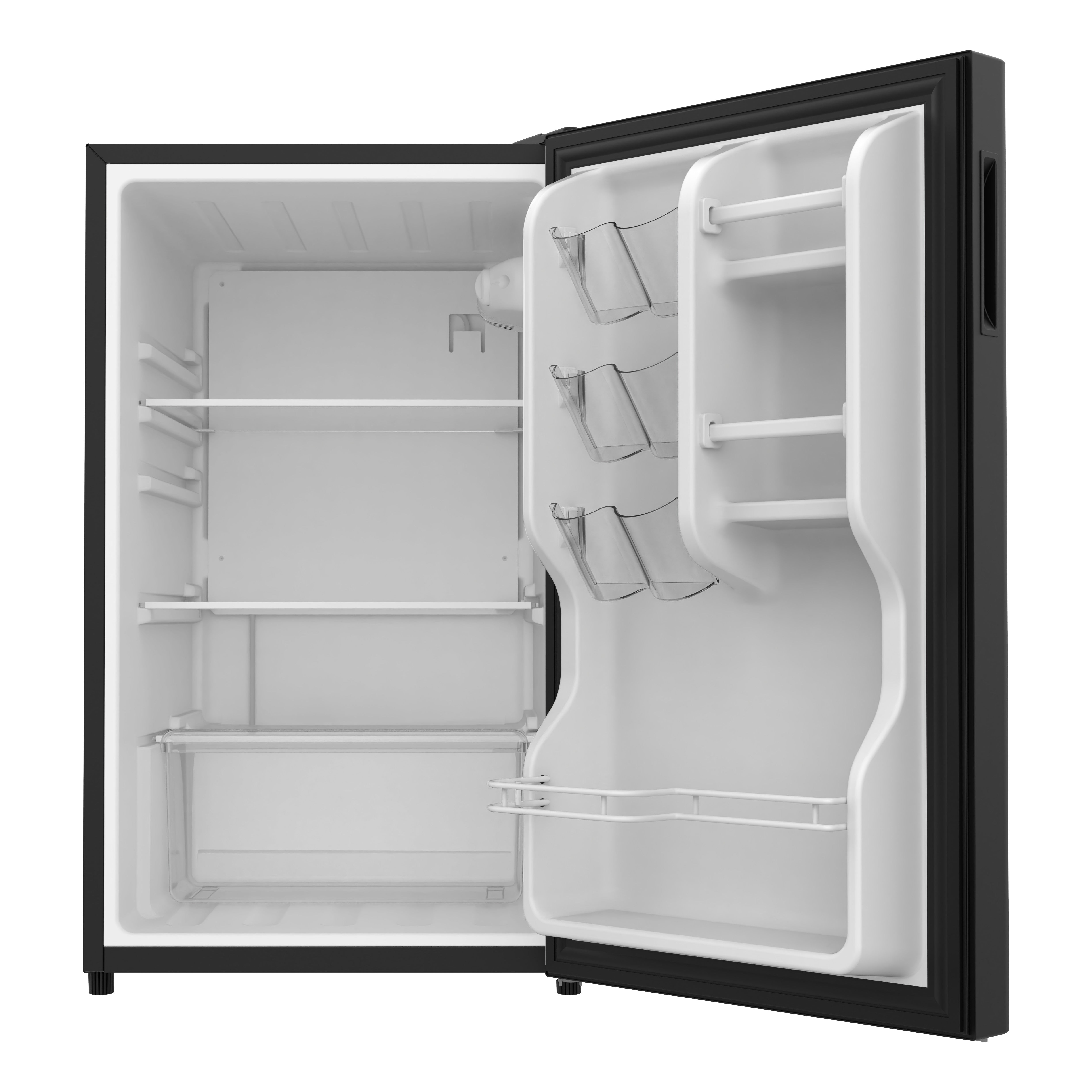 Furrion Single-Door RV Refrigerator - 110V, 4.3 cu. ft., Black Glass Finish, Right Hinge #FCR43ACA-BG-RHH  2023060060