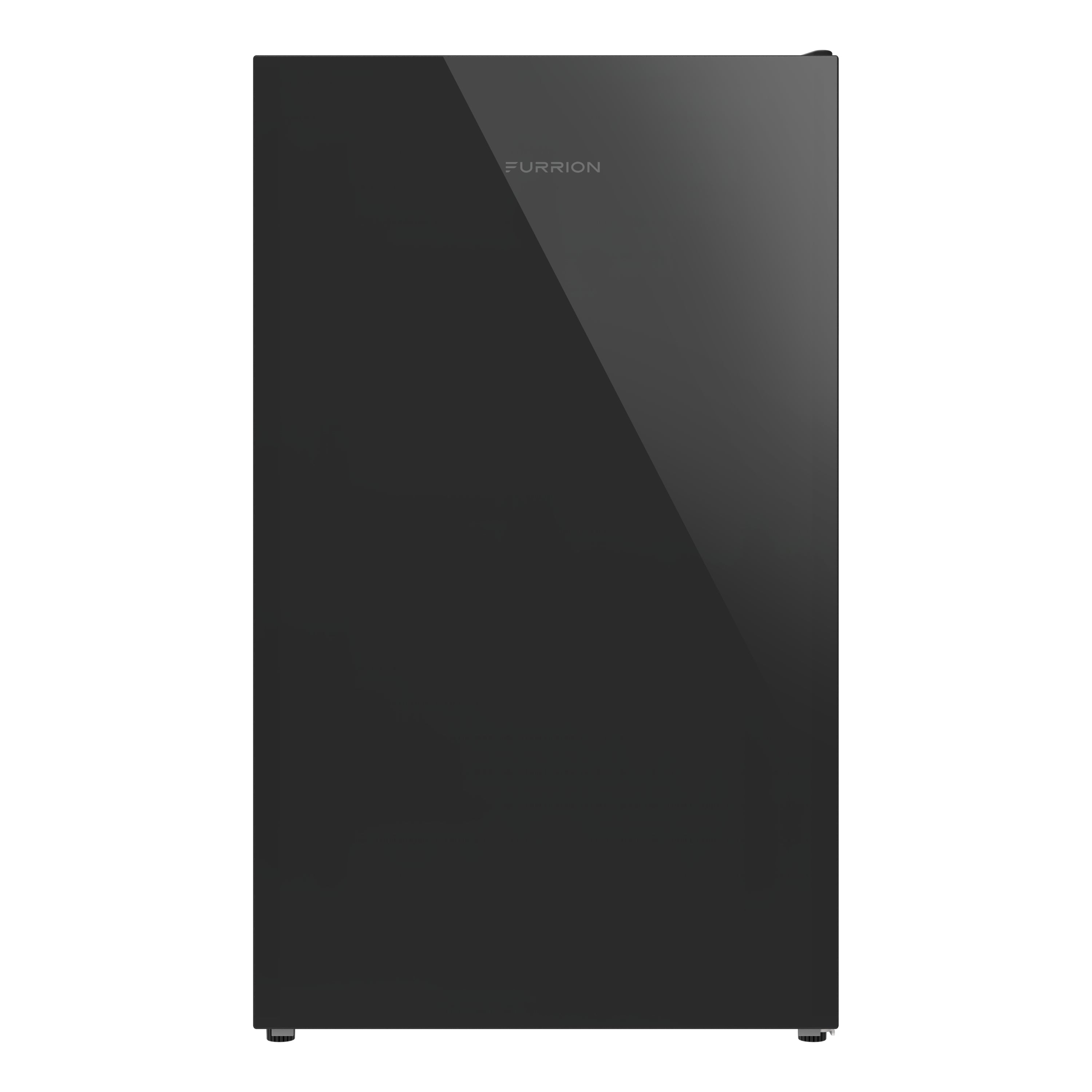 Furrion Single-Door RV Refrigerator with Freezer Compartment - 110V, 4.3 cu. ft., Black Glass Finish, Right Hinge #FCR43ACA-BG-RHH 2023060060