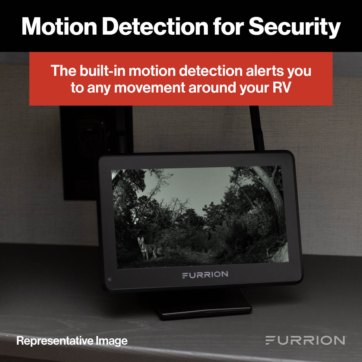 Furrion Vision S®+ RV Observation System - Sharkfin Camera with Bracket ...