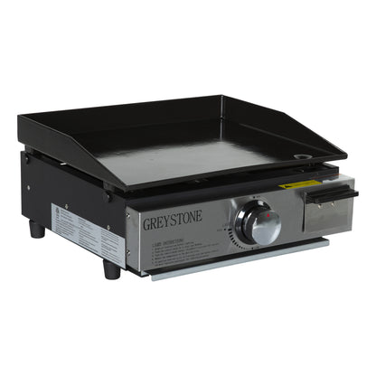 Greystone 17" Griddle/Grill Combo with Enamel Steel Cooking Plate & Grill Grate - 15,000 BTU LP Gas #BC1715D