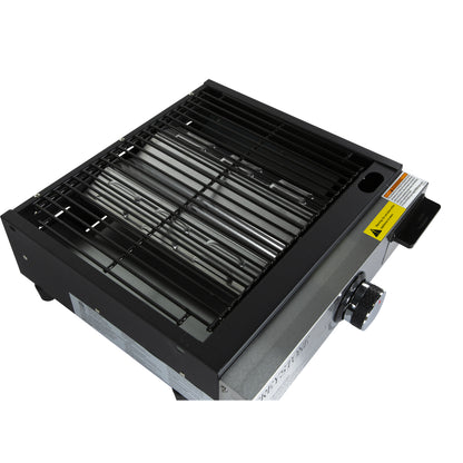 Greystone 17" Griddle/Grill Combo with Enamel Steel Cooking Plate & Grill Grate - 15,000 BTU LP Gas #BC1715D