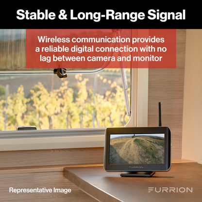 Furrion Vision S® Side RV Cameras with Amber Marker Lights - 1 Pair #FCE48TASH