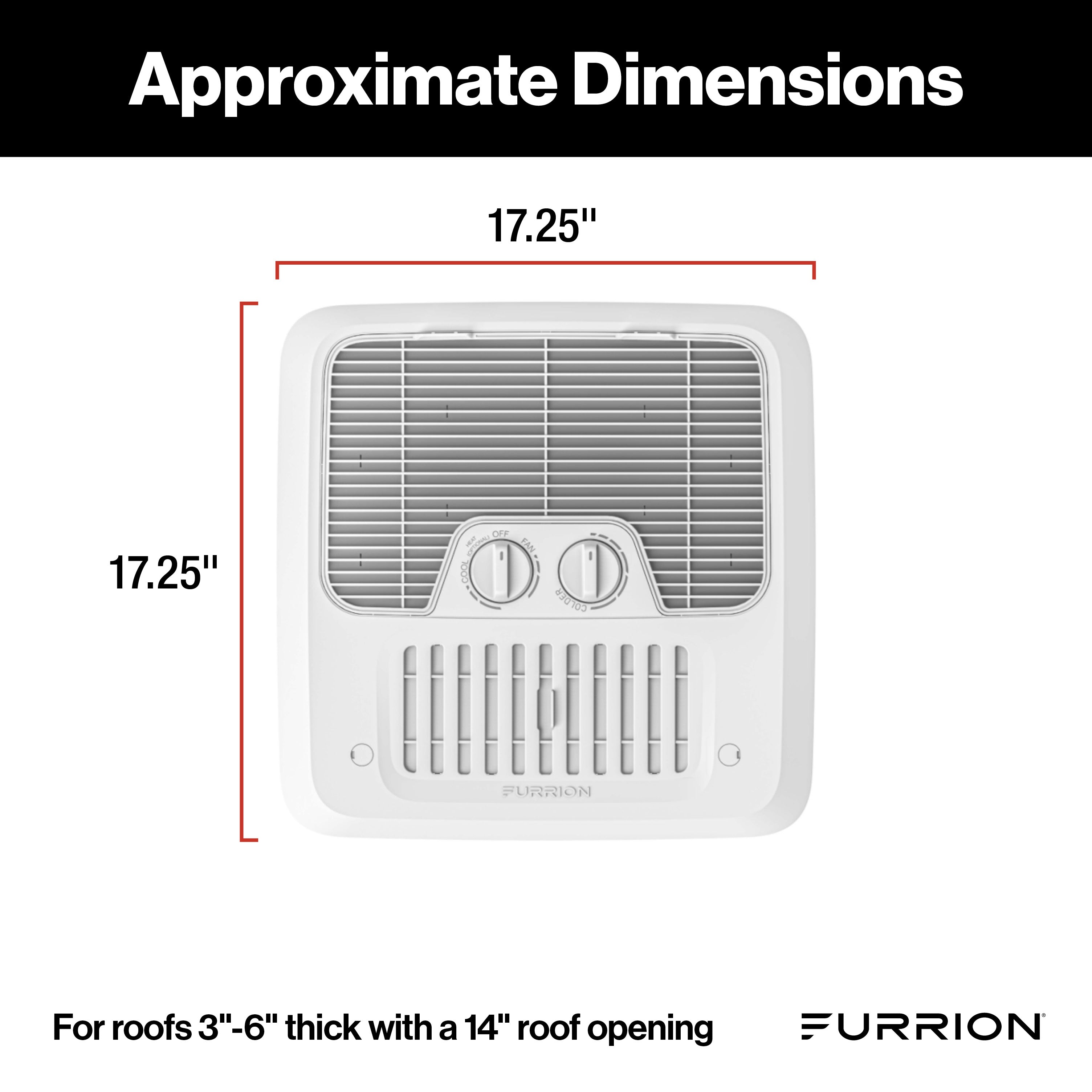 Furrion Chill® RV AC Standard Air Distribution Box for Manual Control (R410A Refrigerant Compatible) #FACT11CA-PS