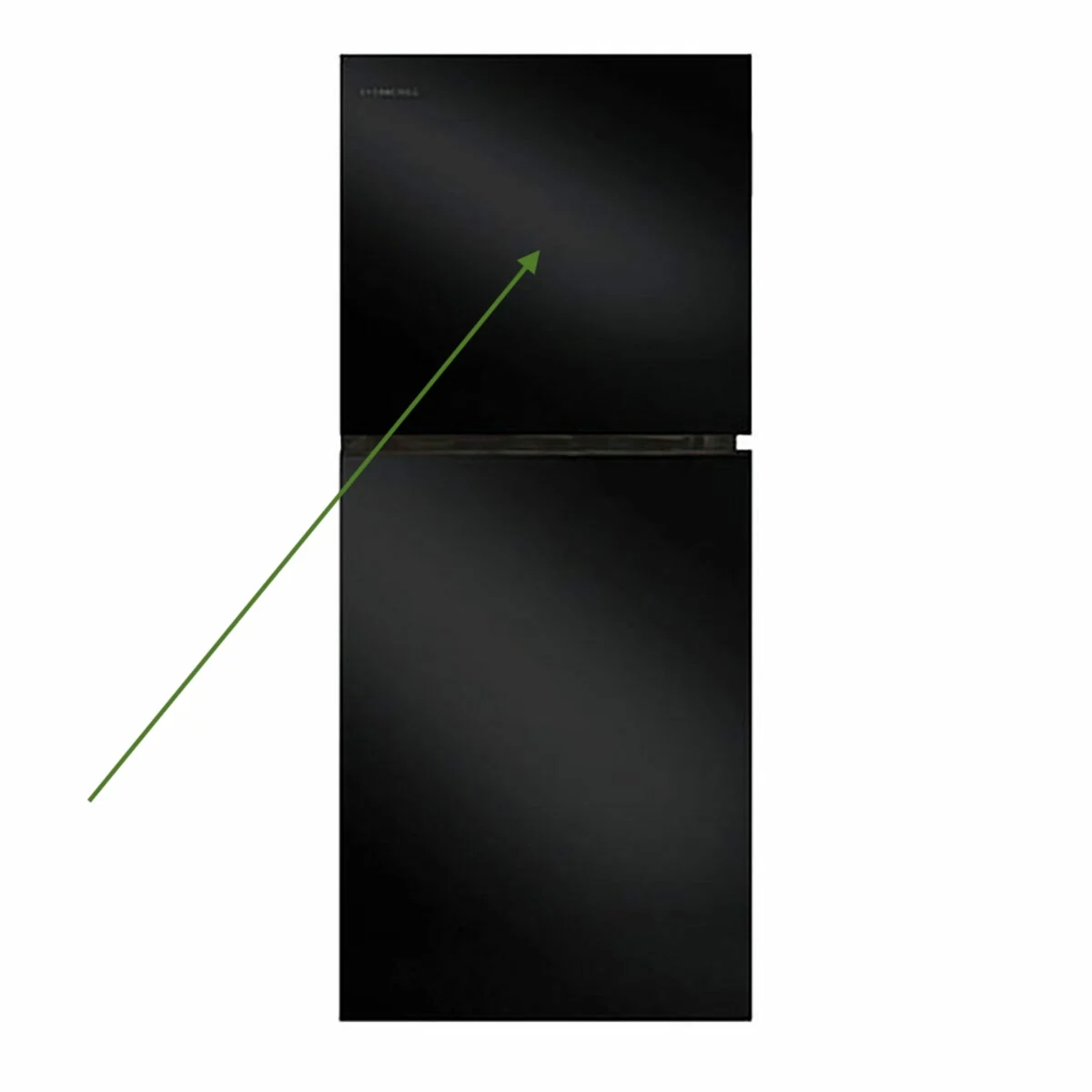 Furrion Replacement Black Glass Freezer Door for EverChill 10.7 Cu. Ft. Refrigerator