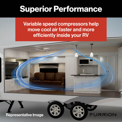 Furrion Chill® Cube Variable Speed RV Rooftop Air Conditioner (R32) - 18K BTU, Ducted