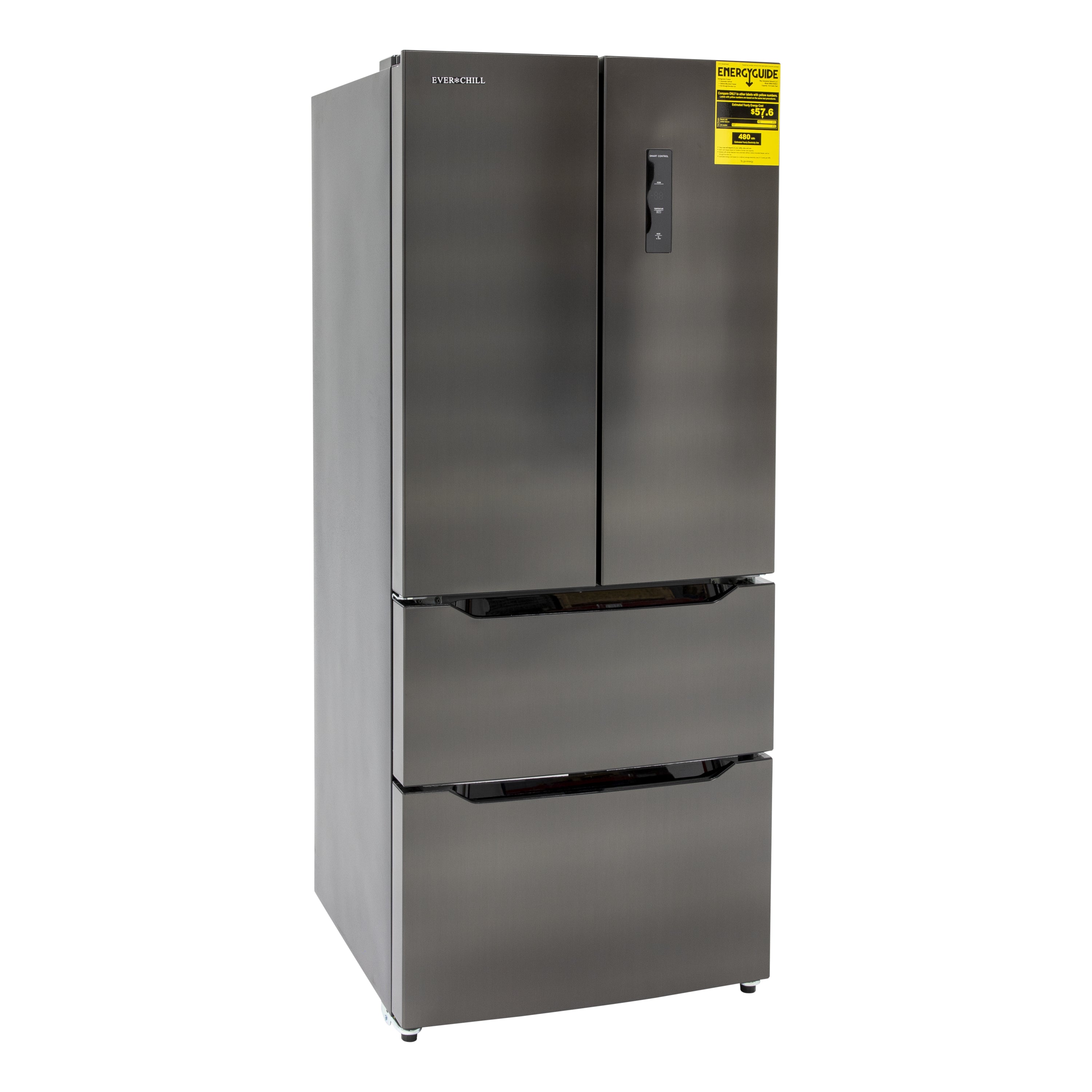 Everchill® by Furrion RV Refrigerator - 110V, 16.2 cu. ft., 4 French Doors
