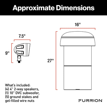 Furrion Aurora® 4.1 Landscape Speaker System - Veranda Series
