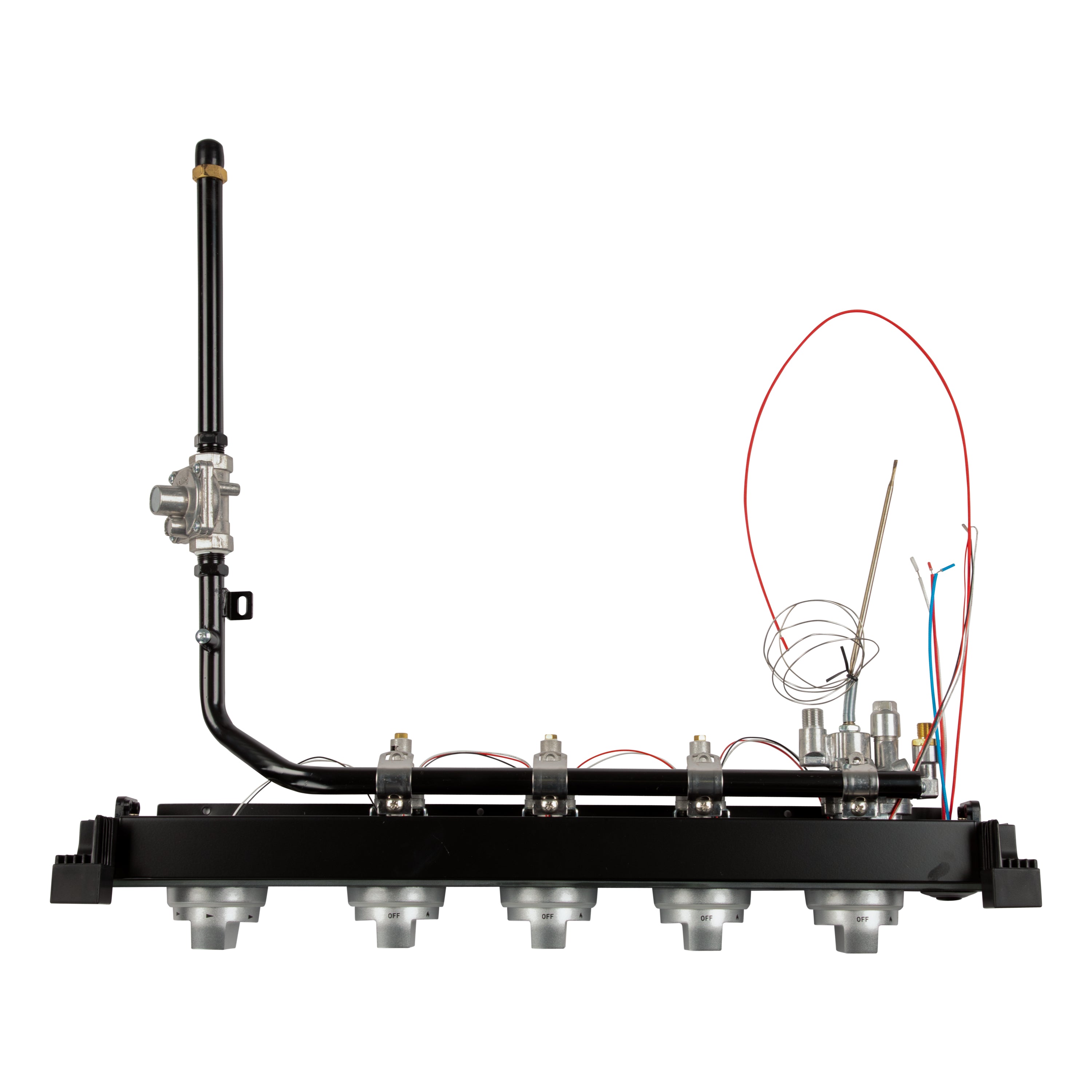 Furrion Replacement 2-in-1 RV Gas Range Oven Front Black Glass Panel Module #C-FGR17G3A2-BG-041
