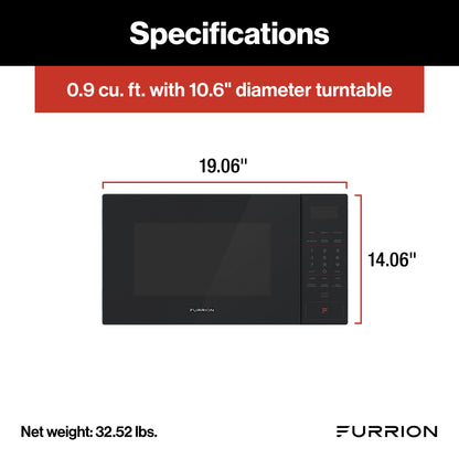 Furrion RV Microwave - 0.9 cu. ft, Black #FMSN09-BL