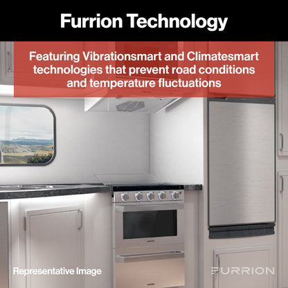 Furrion Chef Collection® Built-in Gas RV Oven - 21" Black #FG21MA1EA-BG