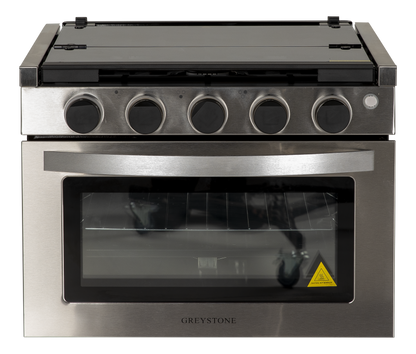 Greystone® Gas RV Range - 12V, 17"