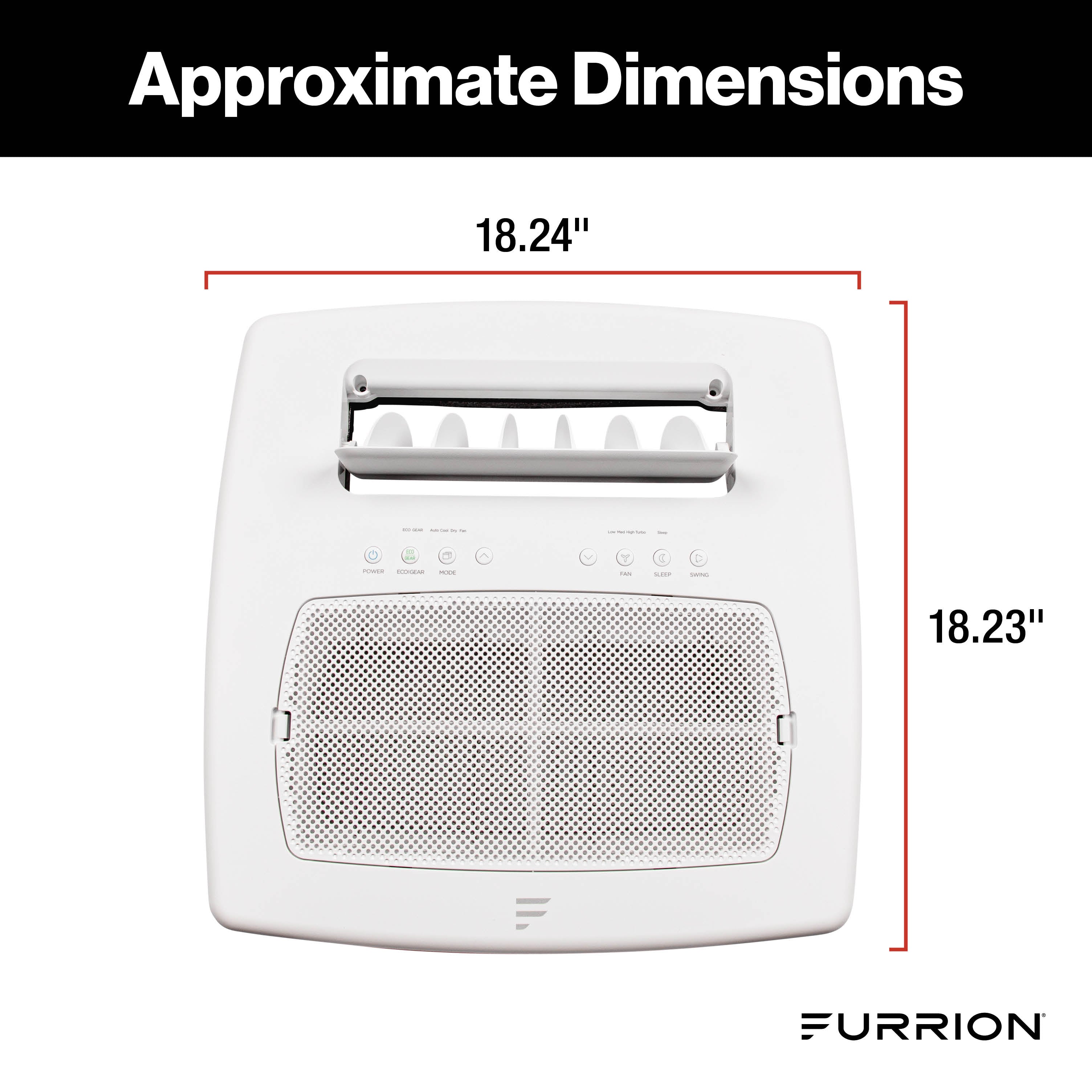 Furrion Chill® Cube Non-Ducted Air Distribution Box (R32) with Remote - White #FACT18MA-PS-AM