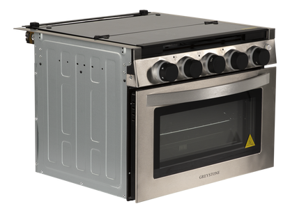 Greystone® Gas RV Range - 12V, 17"