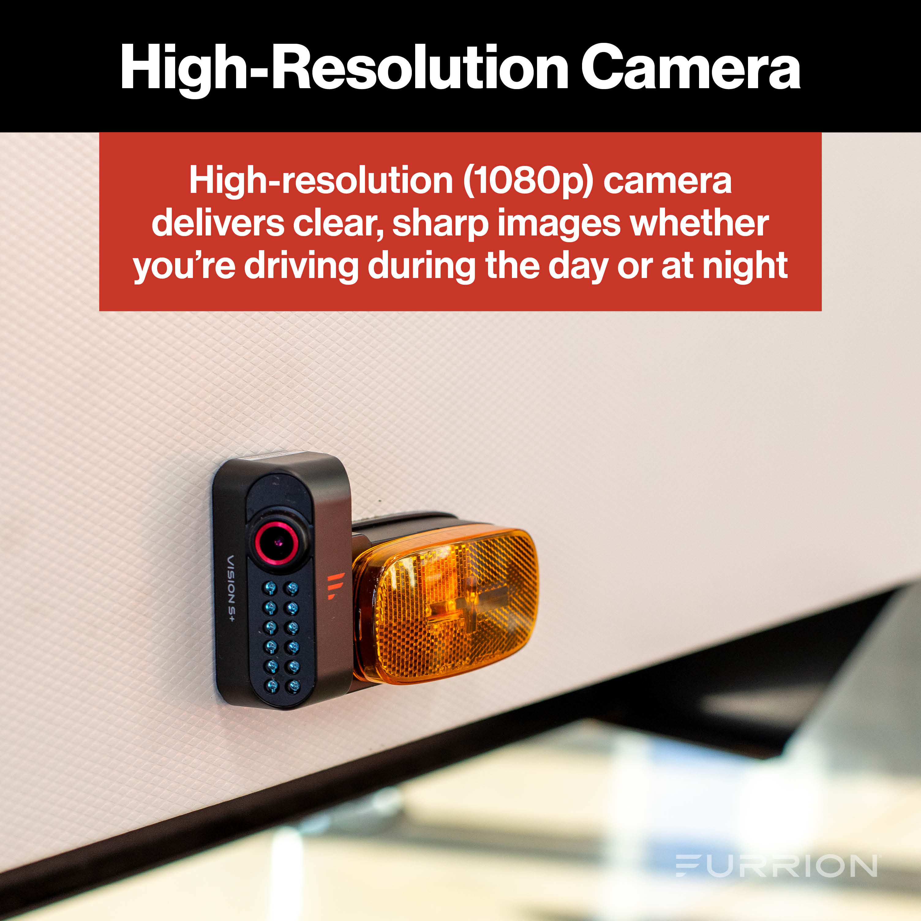 Furrion Vision S®+ RV Observation System - Left & Right Side Cameras with LED Marker Lights #FCEFDTASH