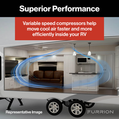 Furrion Chill® Cube Variable Speed RV Rooftop Air Conditioner (R32) - 18K BTU, Non-Ducted