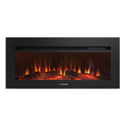 Furrion Built-In Electric RV Fireplace - Wood Platform