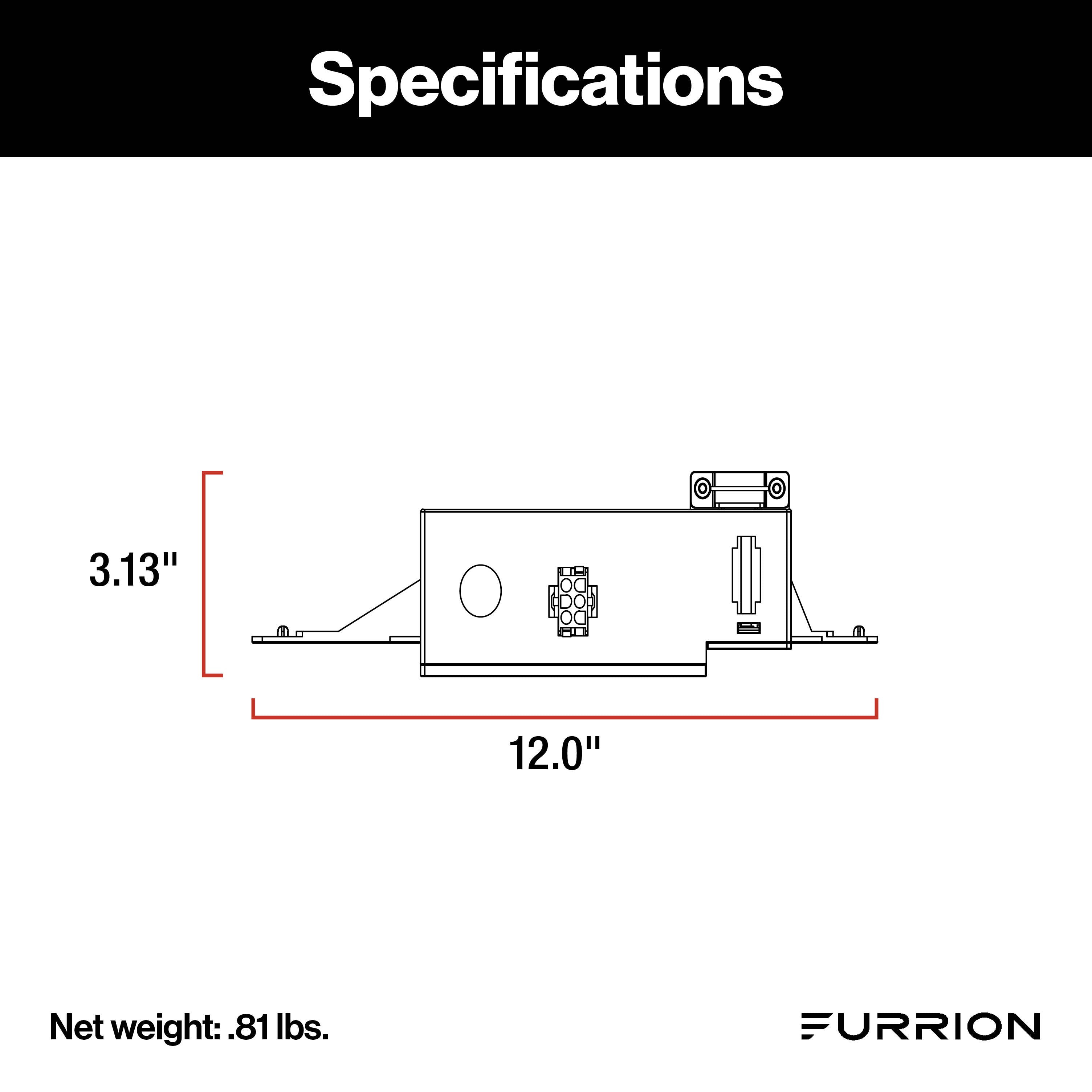 Furrion Standard Single Zone Controller for Chill HE Low-Profile RV Air Conditioner Systems (R32) #FACC12ESPA2-BL-AM