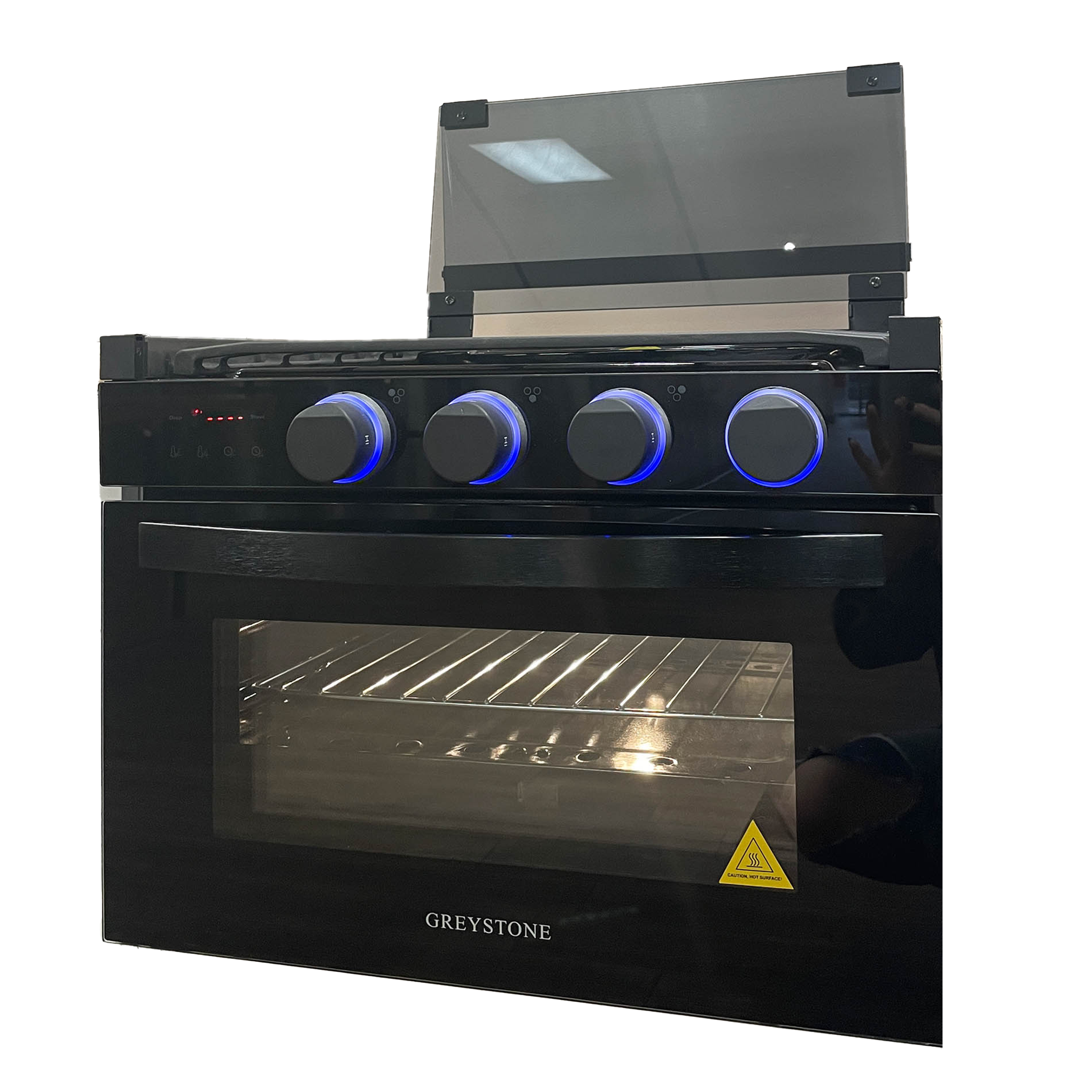 Greystone® Gas Digital RV Range - 12V, 17" #CF-RV17BB-D